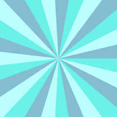 Cyan abstract starburst background design  - light blue vector illustration