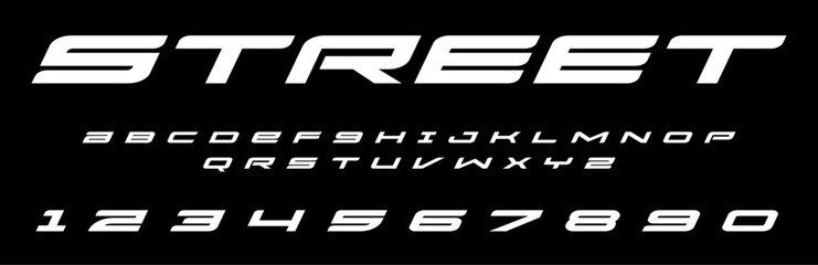 Street Racing lettering vector graphic apparel clothing prints eps svg png. Typography Fonts graphics designs posters stickers. Download it Now in high resolution format and print it in any size