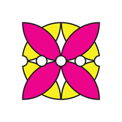 draw a flower pattern