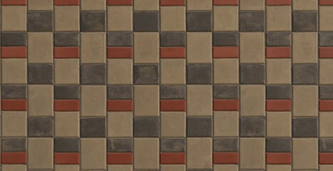 High-End Cement Design Texture – 6K Multicolor Geometric Wall Surface

