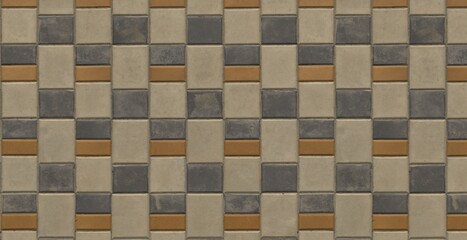 Geometric Cement Panel with Colors – 6K Premium Surface Design

