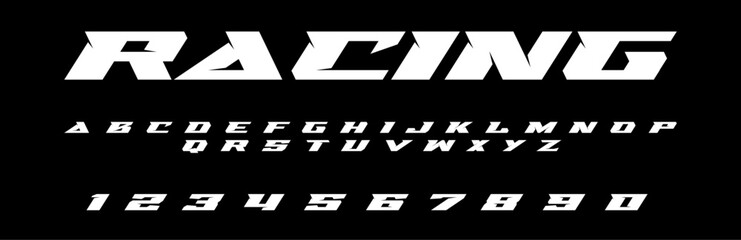 Racing Aggressive lettering vector graphic apparel clothing prints eps svg png. Typography Fonts graphics designs posters stickers. Download it Now in high resolution format and print it in any size	
