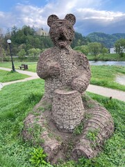 Klomb misia Muszyna Zdrój. © Maciej G. Szling