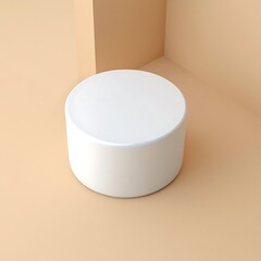 Minimalist Blank Podium for Product Display Design