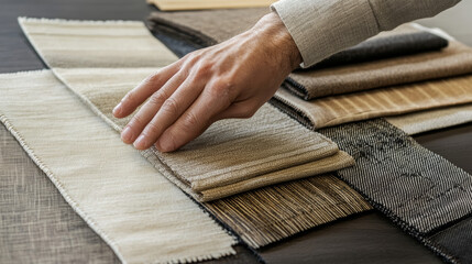 Touch boards and fabrics: Refine tactile sense and comparison. 