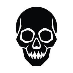 human skull vector