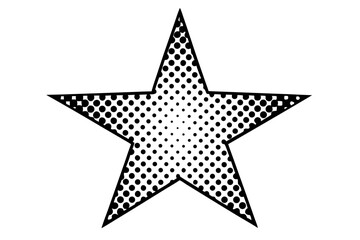 Fototapeta premium Shining silver vector star icon, a bright Christmas decoration and symbol of celebration