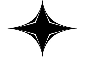 Obraz premium Gold, silver, and black star symbols and icons for holiday celebration and design