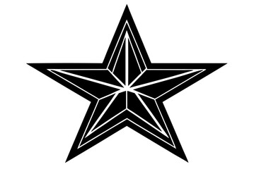 Obraz premium Bright silver Christmas star ornament isolated on a white background, perfect as a shiny holiday decoration symbol