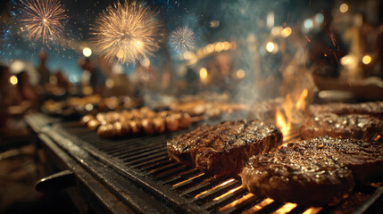 Fireworks and Grilling Steaks: 4th of July BBQ