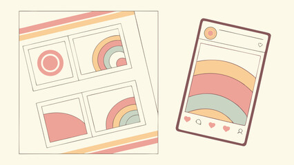 Trendy Pastel Instagram Bundle With Gradients  La