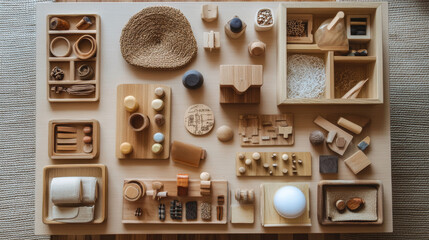 DIY Ideas: Many Montessori toys can be handmade with common household materials.
