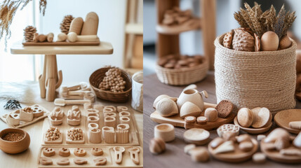 DIY Ideas: Many Montessori toys can be handmade with common household materials.