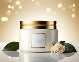 Skin care cream container