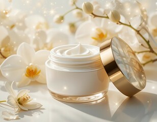 Skin care cream container