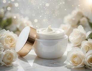 Skin care cream container