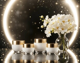 Skin care cream container