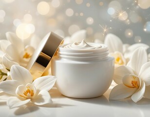 Skin care cream container