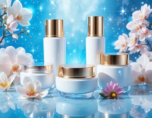 Skin care cream container