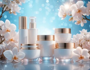 Skin care cream container