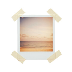 polaroid frame isolated on transparent background, PNG, blank polaroid, vintage polaroid, empty polaroid, square photo frame, polaroid mockup
