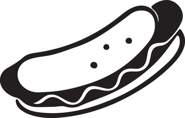 Silhouette Hot Dog Fast Food