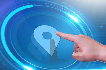 Touching a Document Icon on a Digital Interface