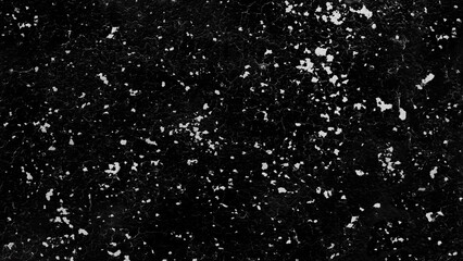 Wall black white paint splashes as abstract texture background for banner template page. covered with various textures rough worn look. Chaos and disorder scene