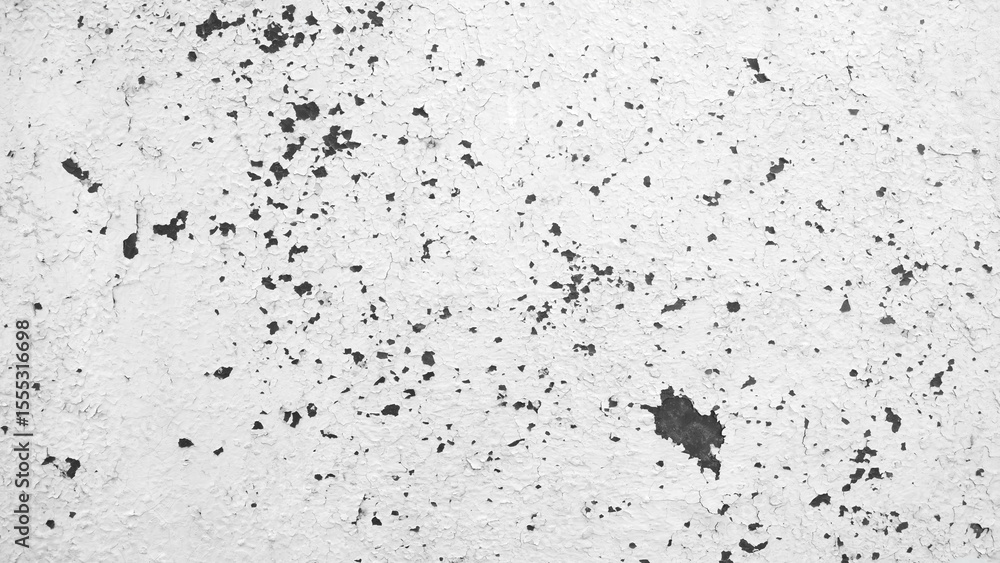 Poster wall black white paint splashes as abstract texture background for banner template page. covered wit