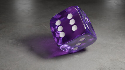 Nice Dice - rollender Würfel
