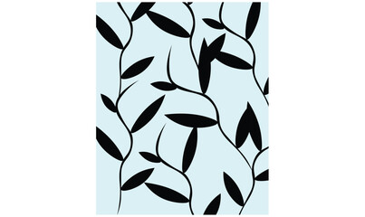 Beautiful leaves fabric pattern design © Kazi md. parvej alam