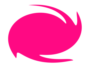 Pink Swirl Oval Shape PNG - Abstract Artistic Element, Dynamic Design Accent, Creative Graphic, design assets