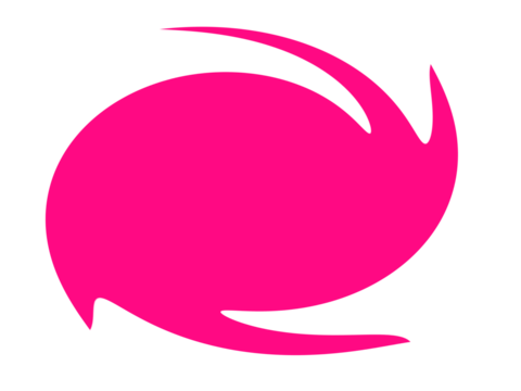 Pink Swirl Oval Shape PNG - Abstract Artistic Element, Dynamic Design Accent, Creative Graphic, design assets