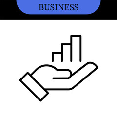 Business People Line Editable Icons set. Vector illustration in modern thin line style of business related icons: research, meeting, business communication, male and female avatars, team structure