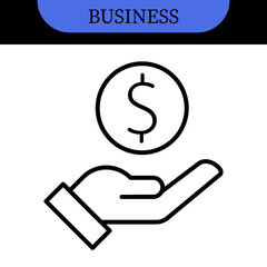 Business People Line Editable Icons set. Vector illustration in modern thin line style of business related icons: research, meeting, business communication, male and female avatars, team structure