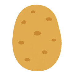 potato illustration vector on white background
Vector illustration icon fruits, vegetables on white background