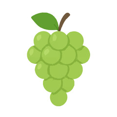 green grapes illustration vector on white background
Vector illustration icon fruits, vegetables on white background