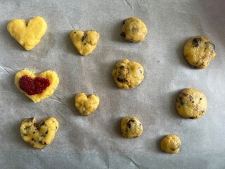  raspberry chip cookies