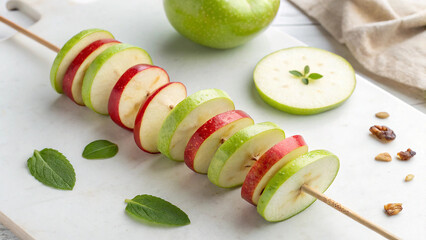 skewers with vegetables