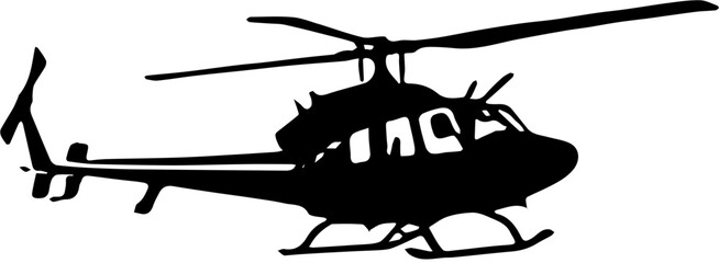 helicopter vector illustration
