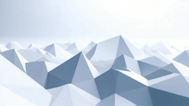 Abstract low poly mountains background