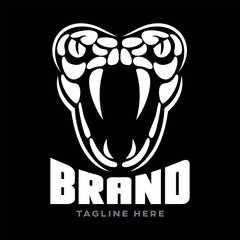 Modern snake logo. Vector illustration	