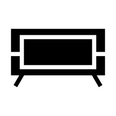 Naklejka premium vector tv icon