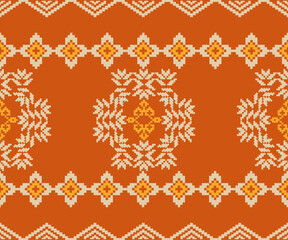 This vibrant collection of ikat patterns reimagines traditional textile motifs. Featuring rich orange and sun-washed gold tones, each design reflects the warmth and rhythm of summer culture.


