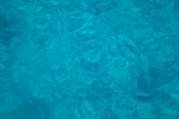 clear rippling turquoise water surface
