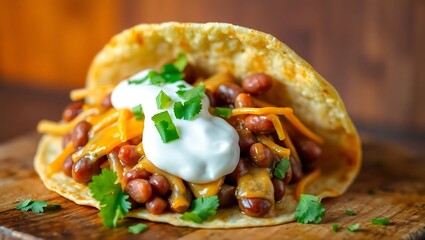 Delicious Close-Up of Honduras' Iconic Baleada Street Food
