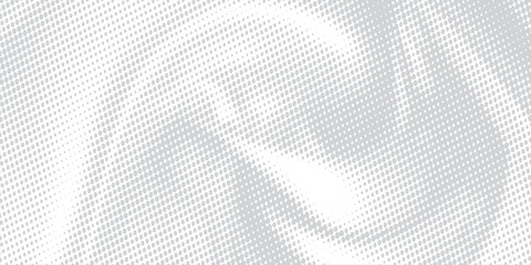 Monochrome gradient halftone dots background. Vector illustration. Abstract small grunge dots on white background