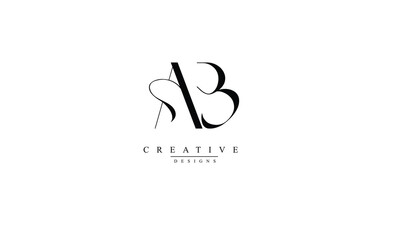 Alphabet letters Initials Monogram logo