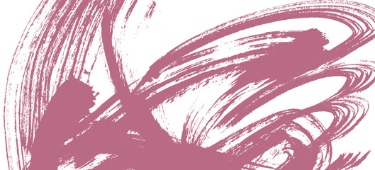 Artistic muted maroon red distressed textured painted bold brush strokes background. Grunge contrast pale pink retro wavy paintbrush stroke smear with spray texture for banner, surface, poster design