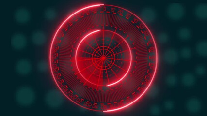 Digital searching system animation. Rader searching security concept animation icon. - Powered by Adobe